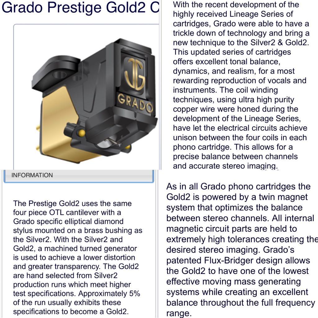 Grado prestige sales gold 2
