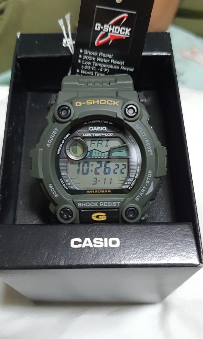G shock on sale watch army color