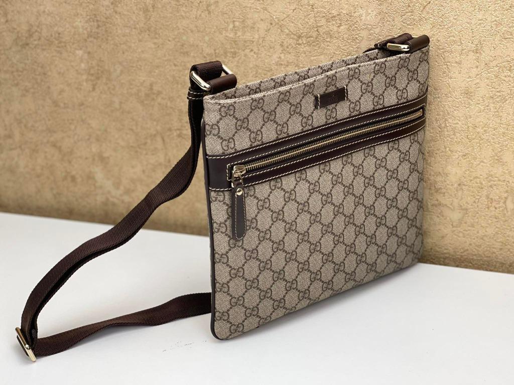 GUCCI 295257 GG COATED CANVAS SHOULDER BAG