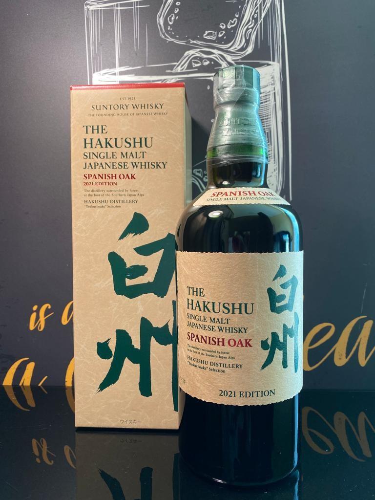 Hakushu 2021 Spanish Oak -48%abv Single Japanese Malt Whisky 