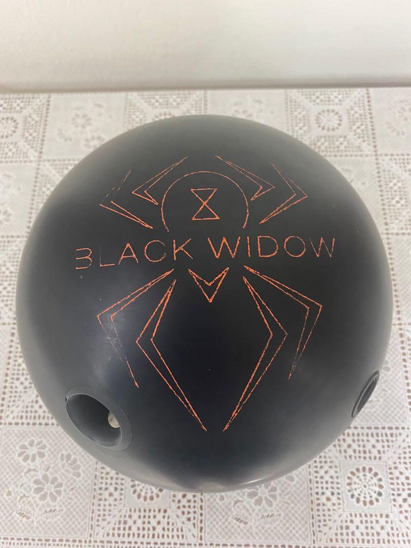 14lb Hammer Black Widow Legend Reactive Bowling Ball & 14lb Black Widow