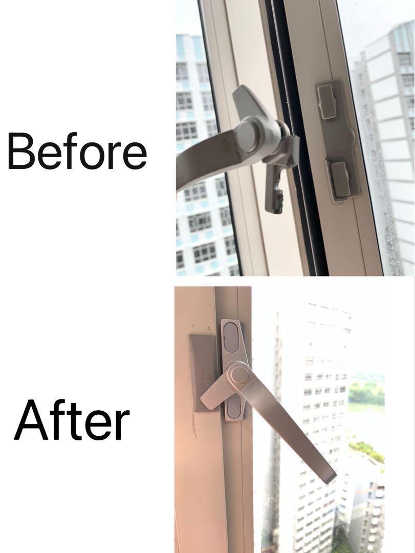 HDB Window Handle Replacement ( Parts&Services ), Furniture & Home