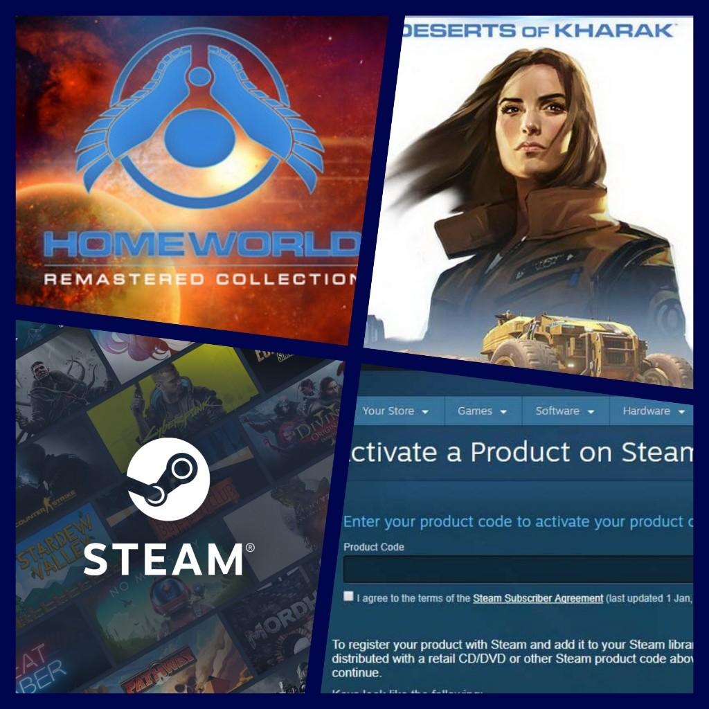 Homeworld Remastered and Homeworld Deserts of Kharak Steam Digital