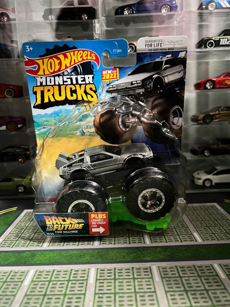 Hot Wheels GFR15 Monster Trucks Downhill Race and Go Track Set