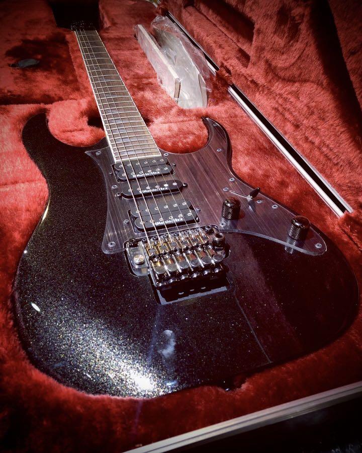 IBANEZ PRESTIGE RG2550Z GALAXY BLACK Electric Guitar WITH OHSC Made In Japan Rm6599 New Condition