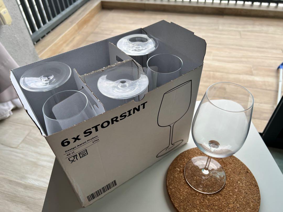 STORSINT Wine glass, clear glass - IKEA