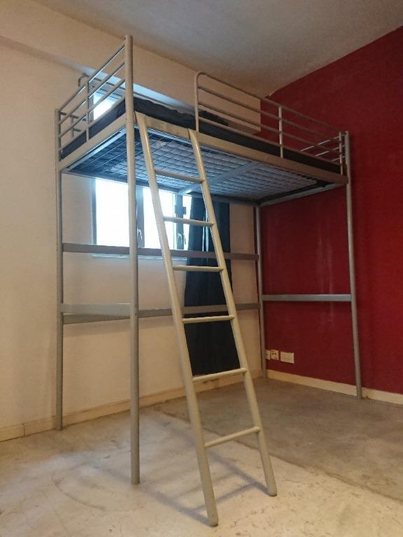 IKEA Tromso loft bed, 傢俬＆家居, 傢俬, 床架及床褥 Carousell