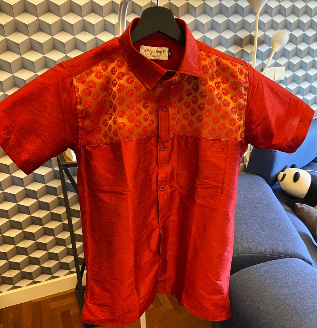 Indian wedding best sale shirt for man