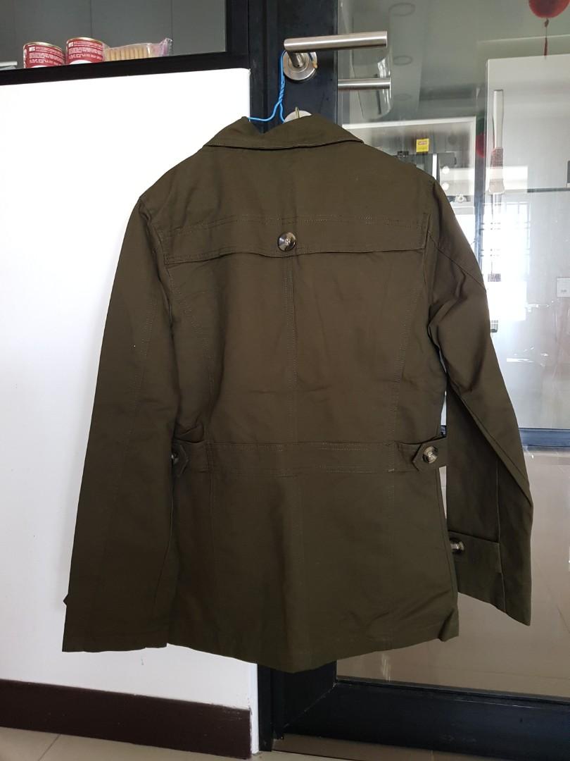 Mens cotton outlet overcoat