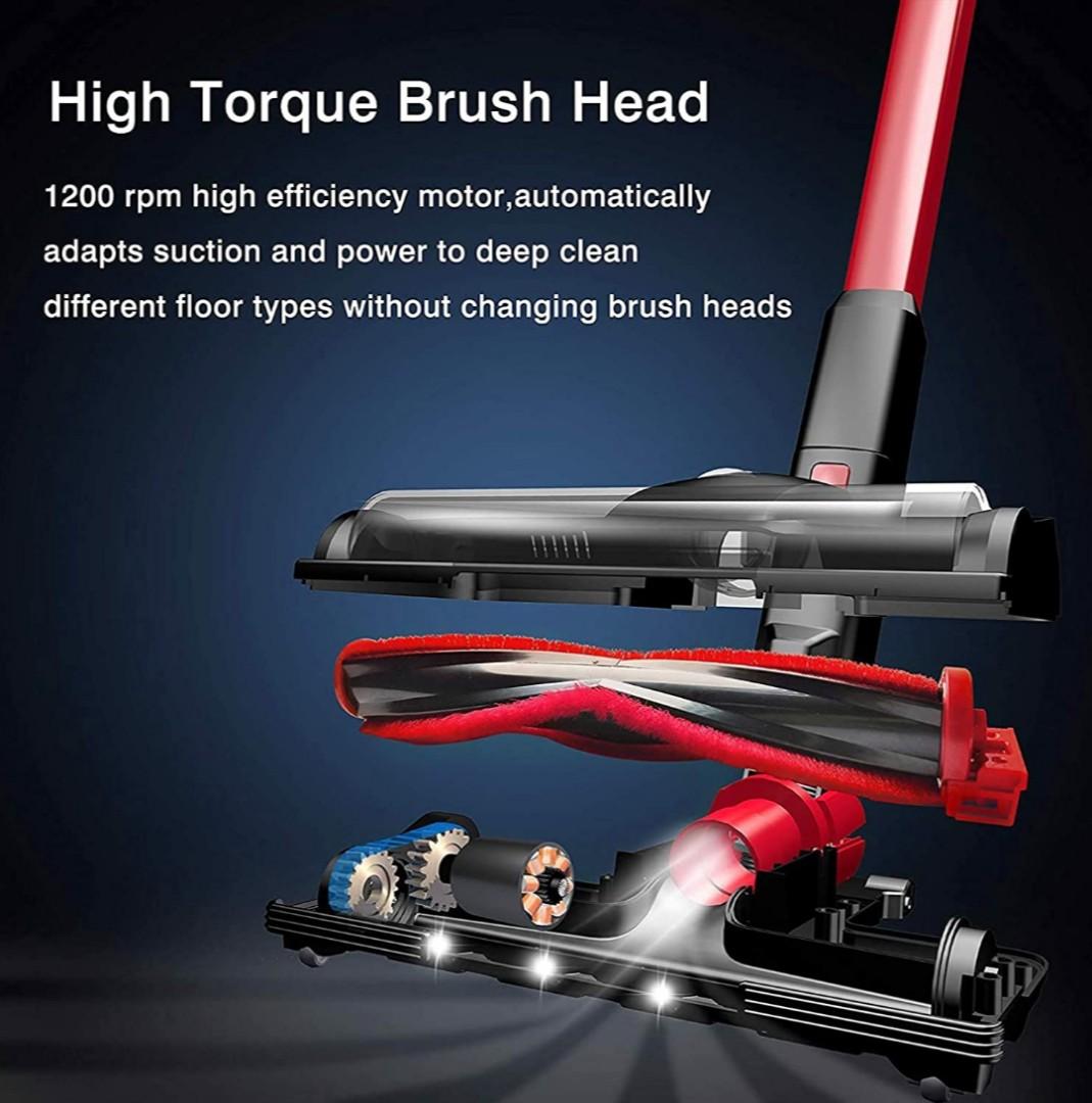 Jajibot Corded Stick Vacuum Cleaner, 4 in 1 Bagless Upright Vacuum