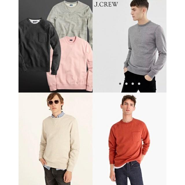 J.Crew Crewneck Sweatshirt, Fesyen Pria 