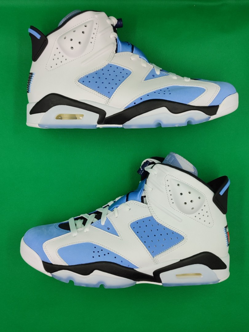Jordan 6 UNC 10.5, Men's Fashion 