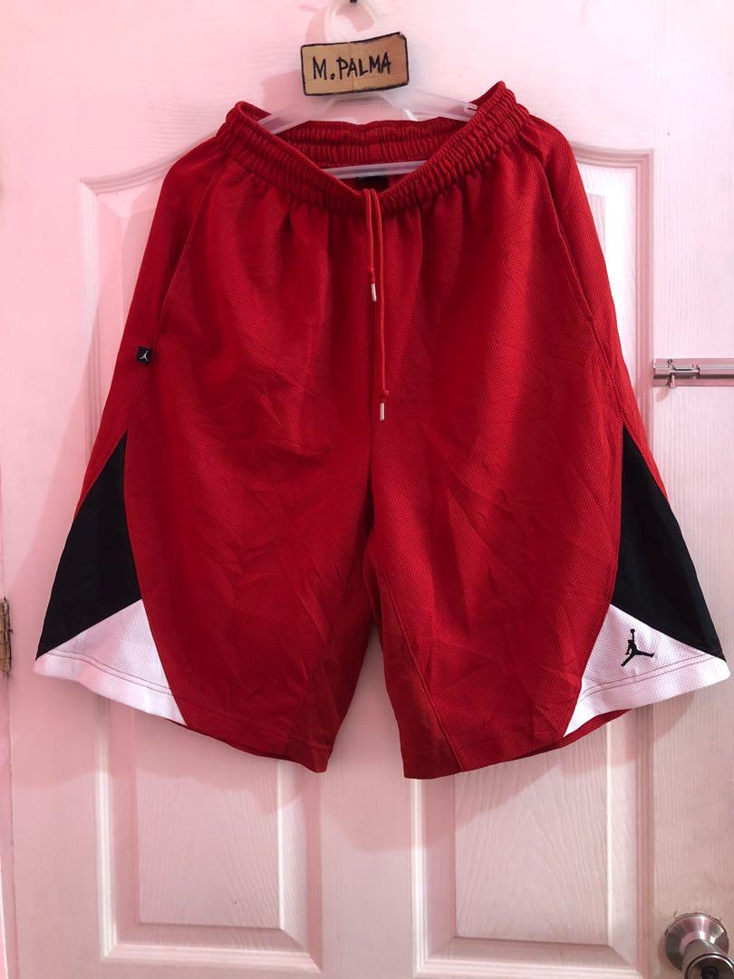 Black and hotsell red jordan shorts