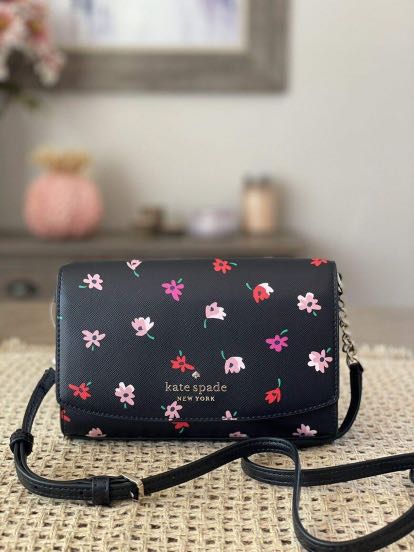 kate spade crossbody with flowers