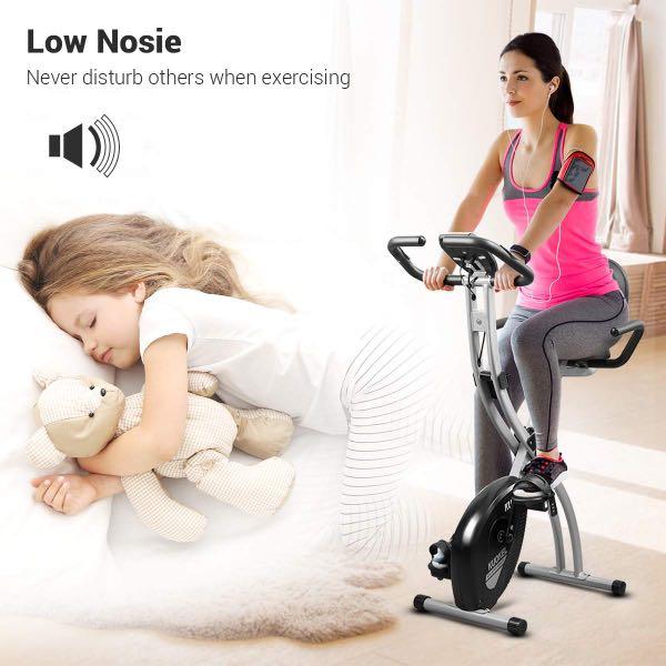 Kuokel foldable exercise bike, Sports Equipment, Exercise & Fitness