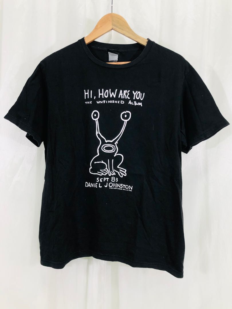 Daniel johnston kurt cobain t-shirt store