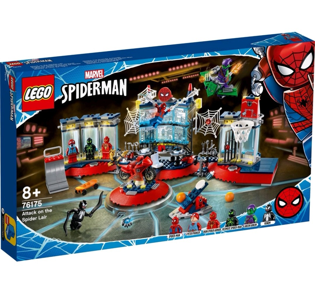 LEGO Marvel Super Heroes : Attack on the Spider Lair 76175, Hobbies ...