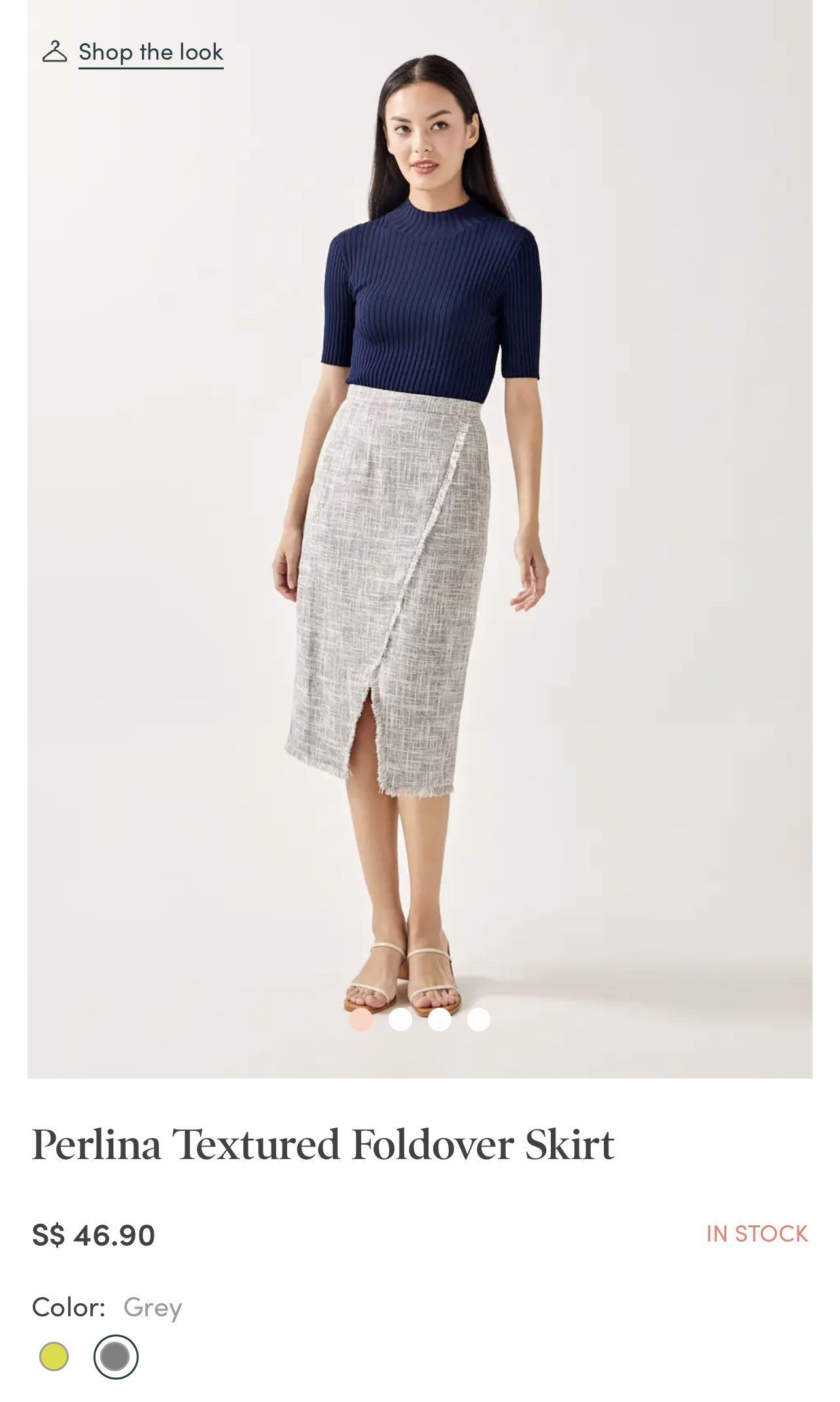 Grey pencil skirt m and s store