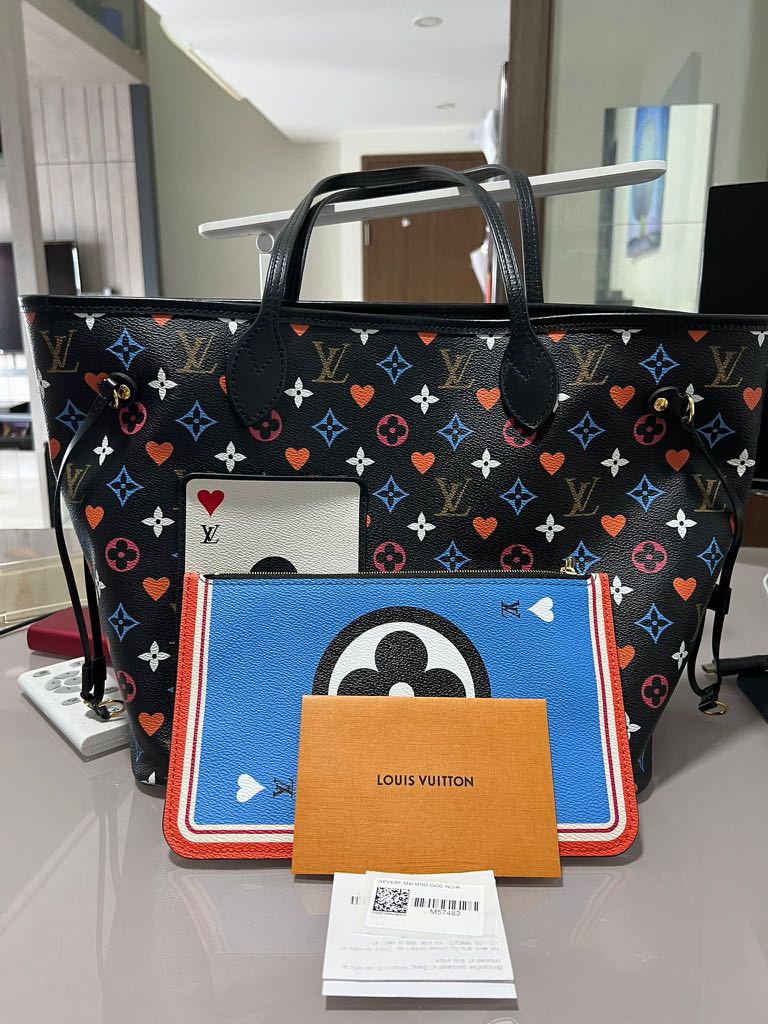 Louis Vuitton Neverfull MM Game On - Designer WishBags