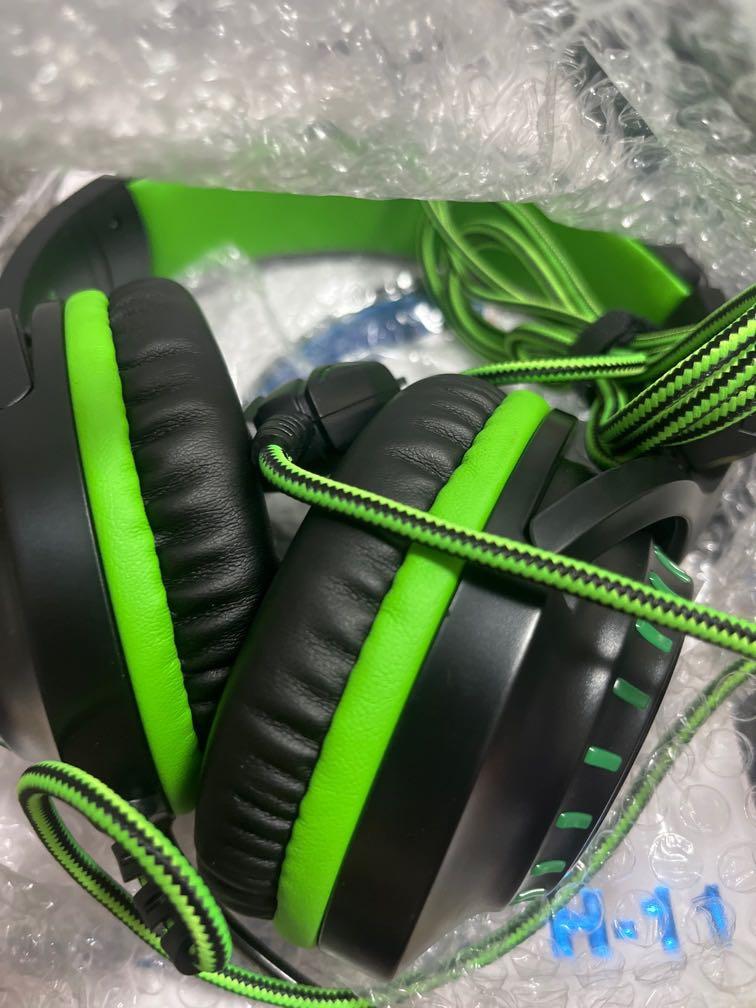 Masacegon Gaming Headset for PC Gaming Headphone Compatible with