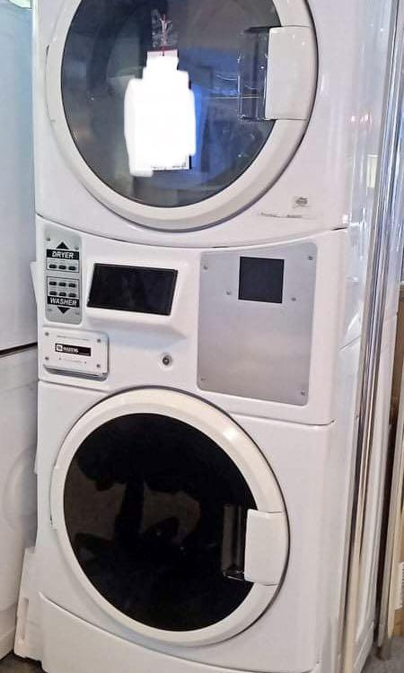Maytag stacking on sale washer dryer