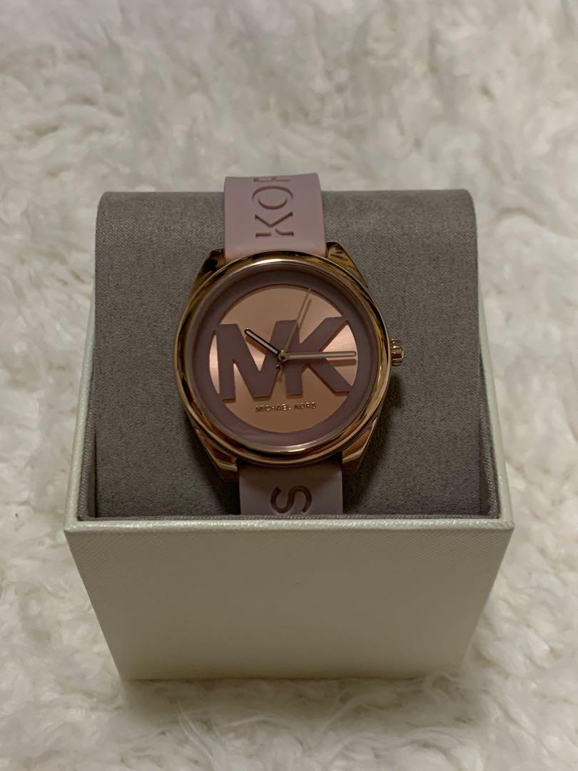 Mk watch rubber band hot sale