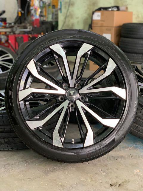 Modellista 20 inch sports rim Alphard tyre 70%, Auto Accessories on ...