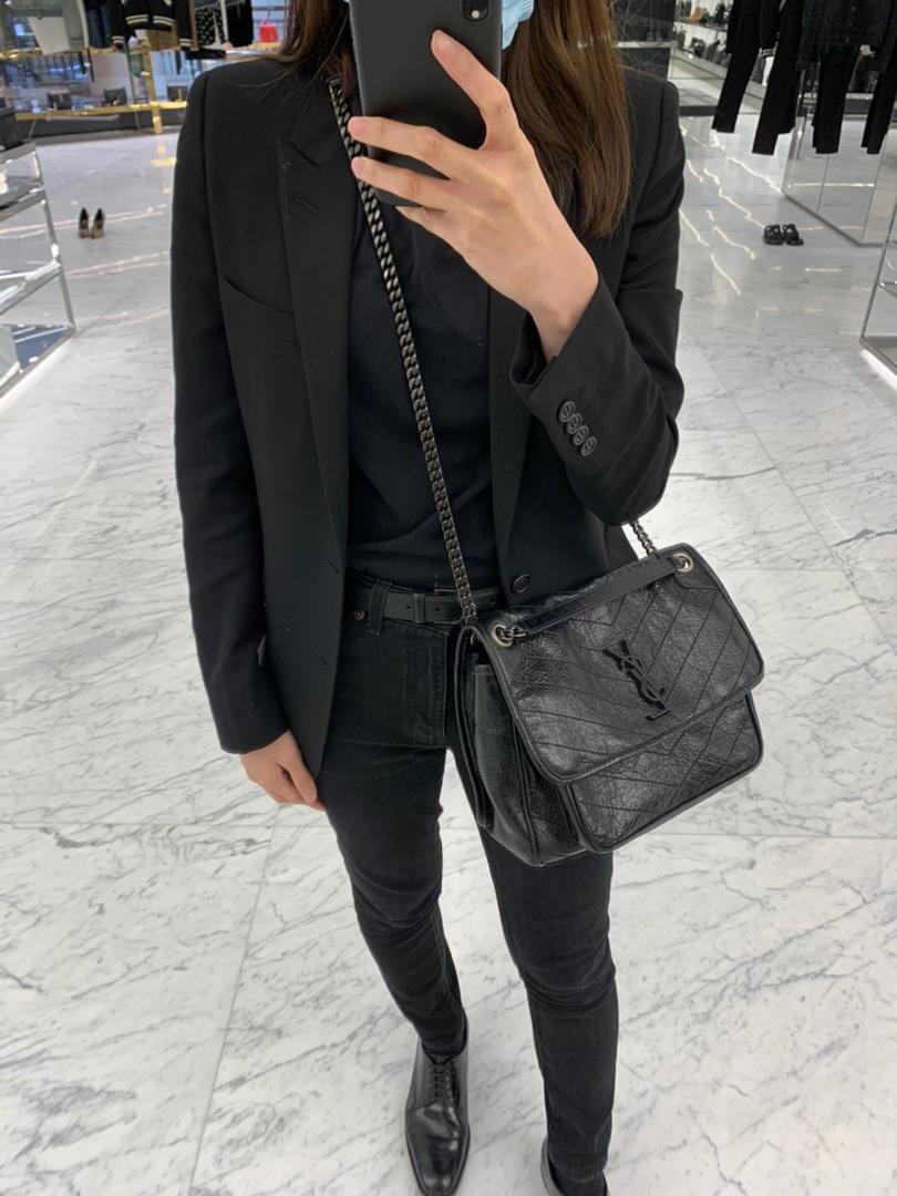Ysl niki sales black medium