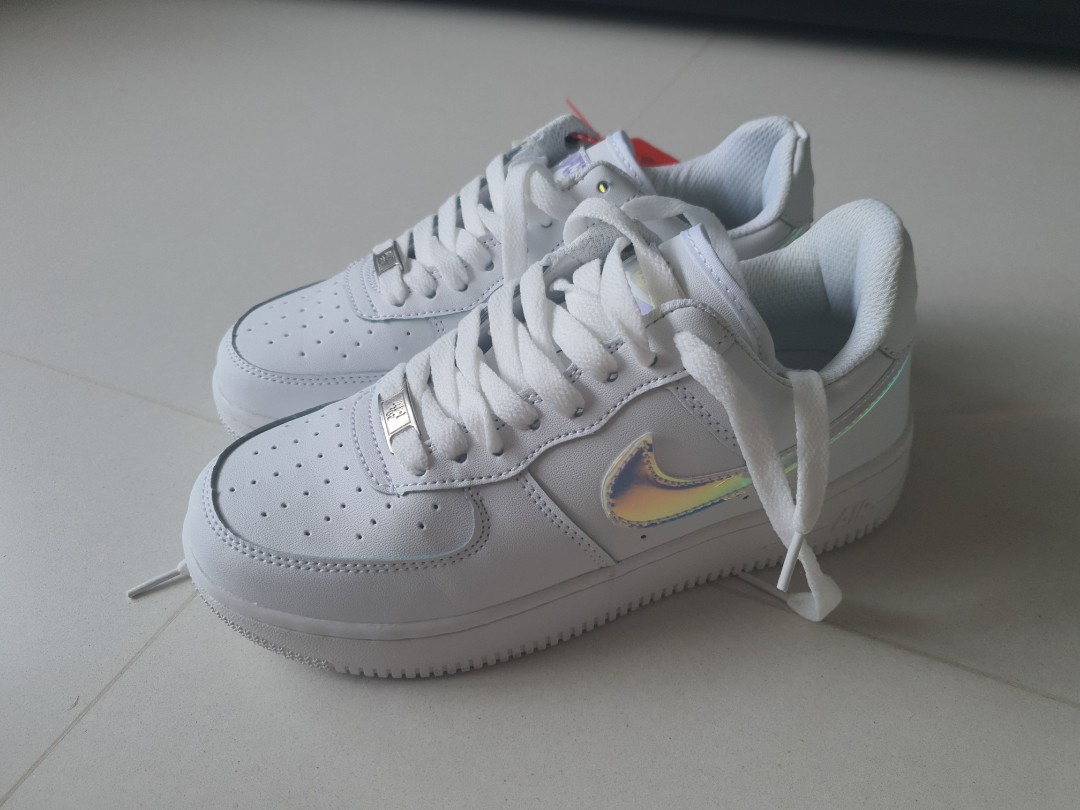 nike holographic air force ones