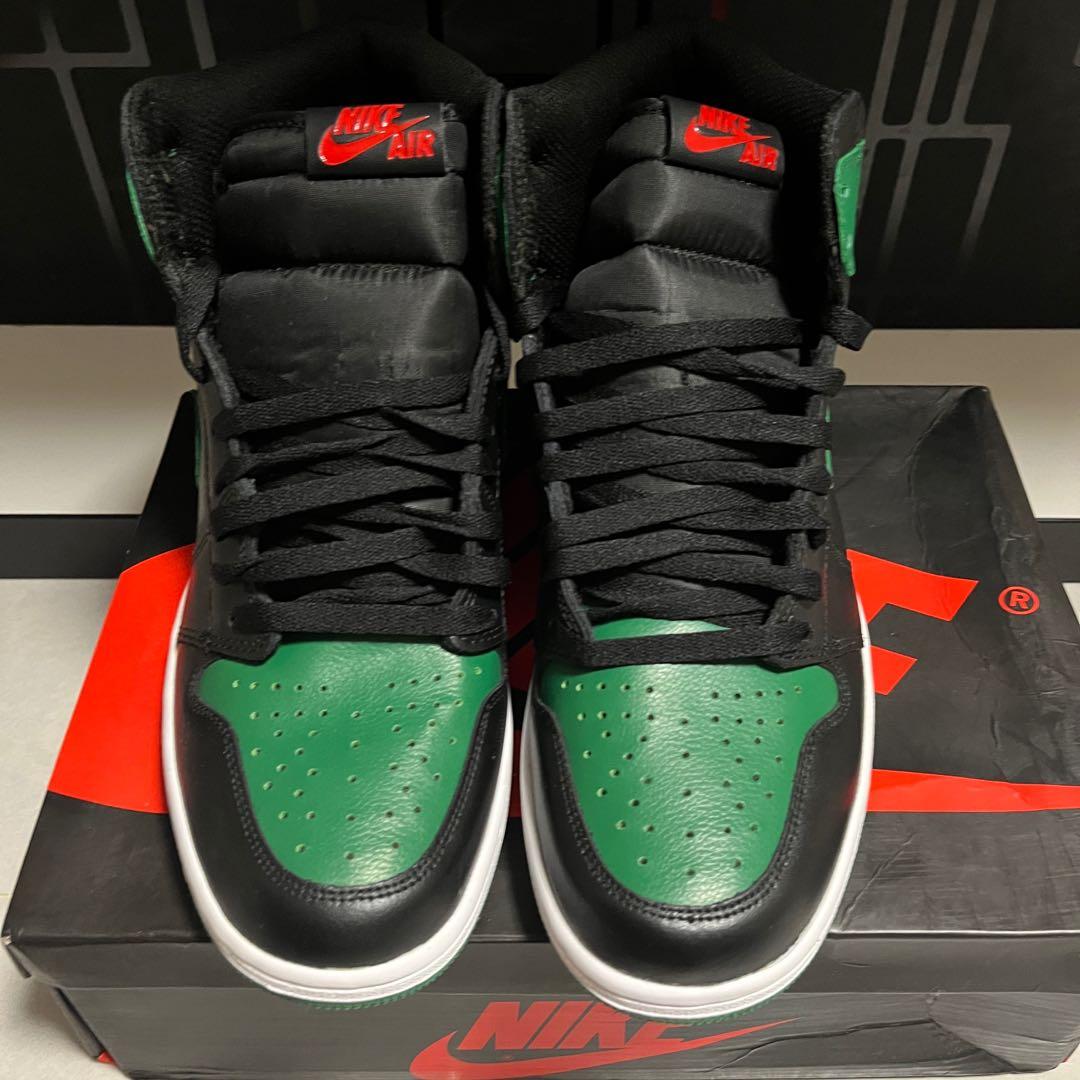 Air jordan 1 pine top green high