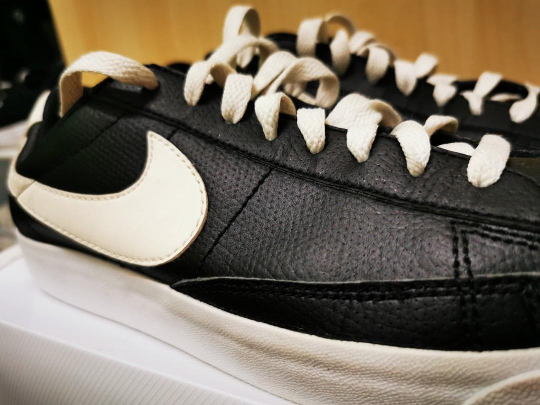 Nike blazer low outlet leather black sail
