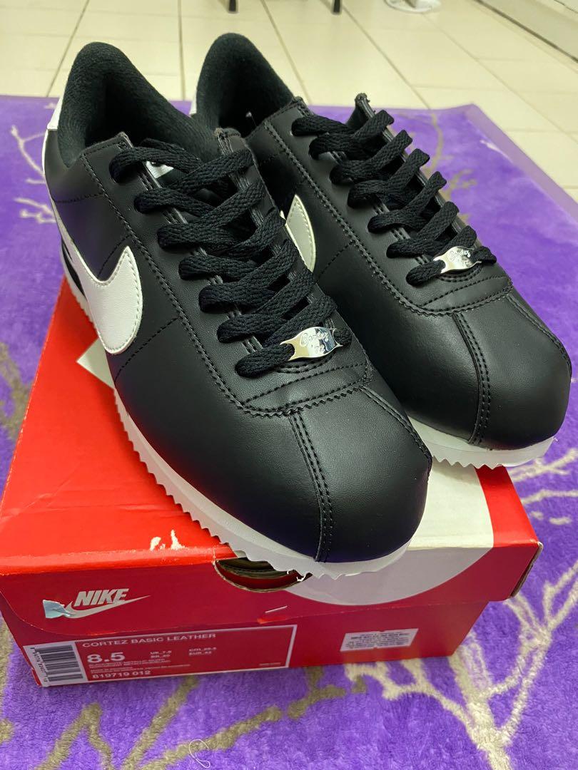 Nike Cortez Leather Black for sale Men s Fashion Footwear