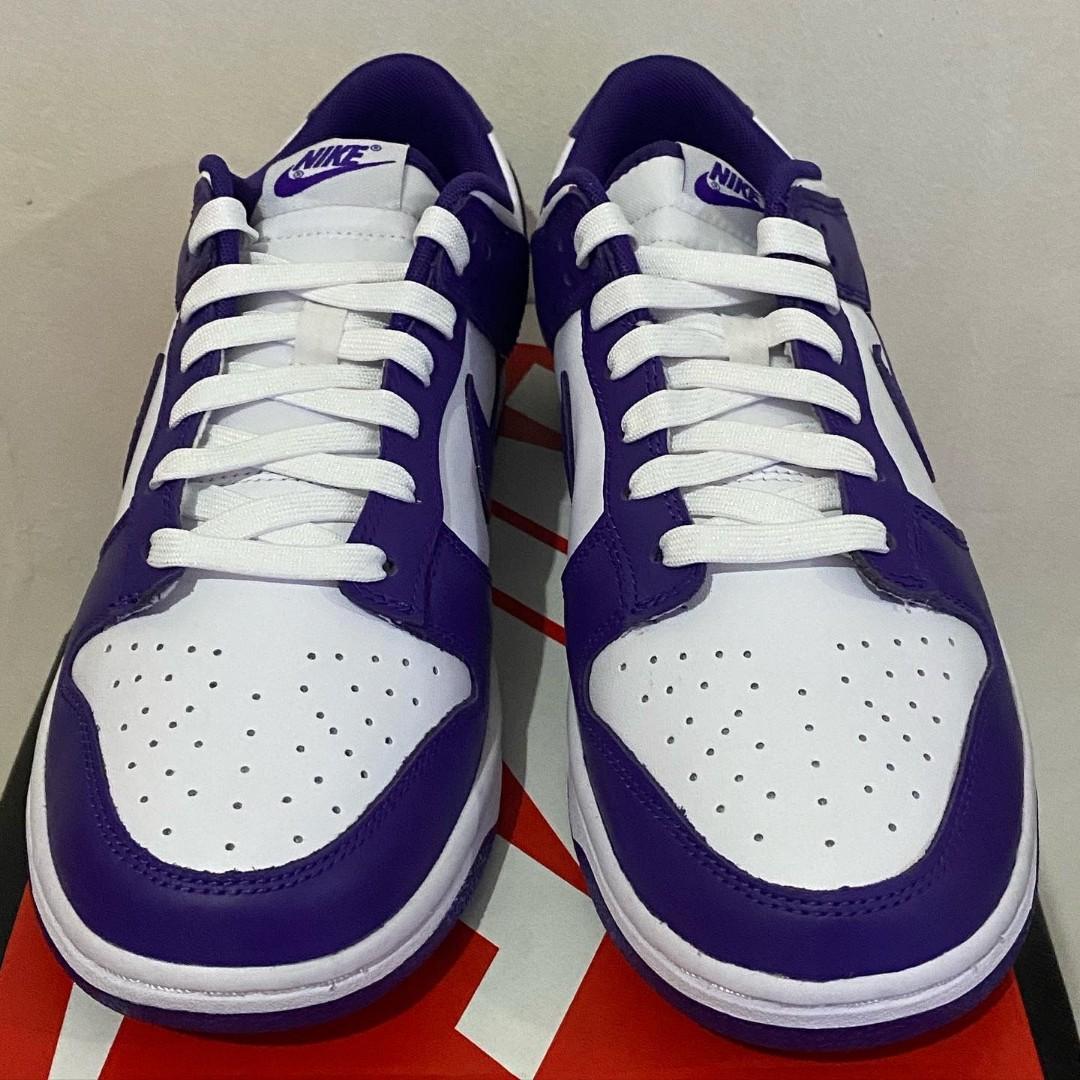 Nike Dunk Low Championship Court Purple 42.5 DD1391104, Fesyen