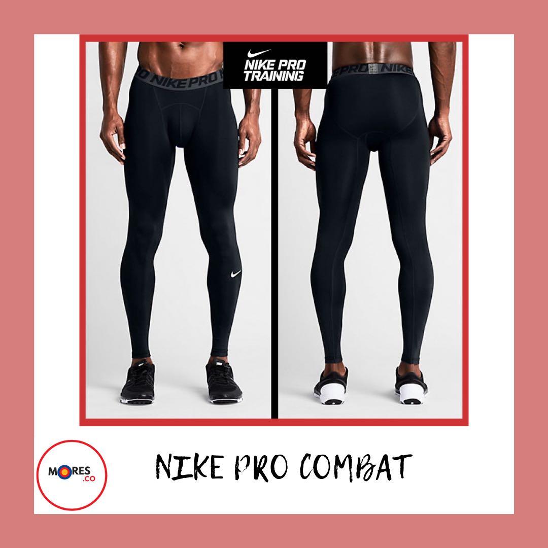 Nike pro combat legging, Men's Fashion, Bottoms, Joggers on Carousell