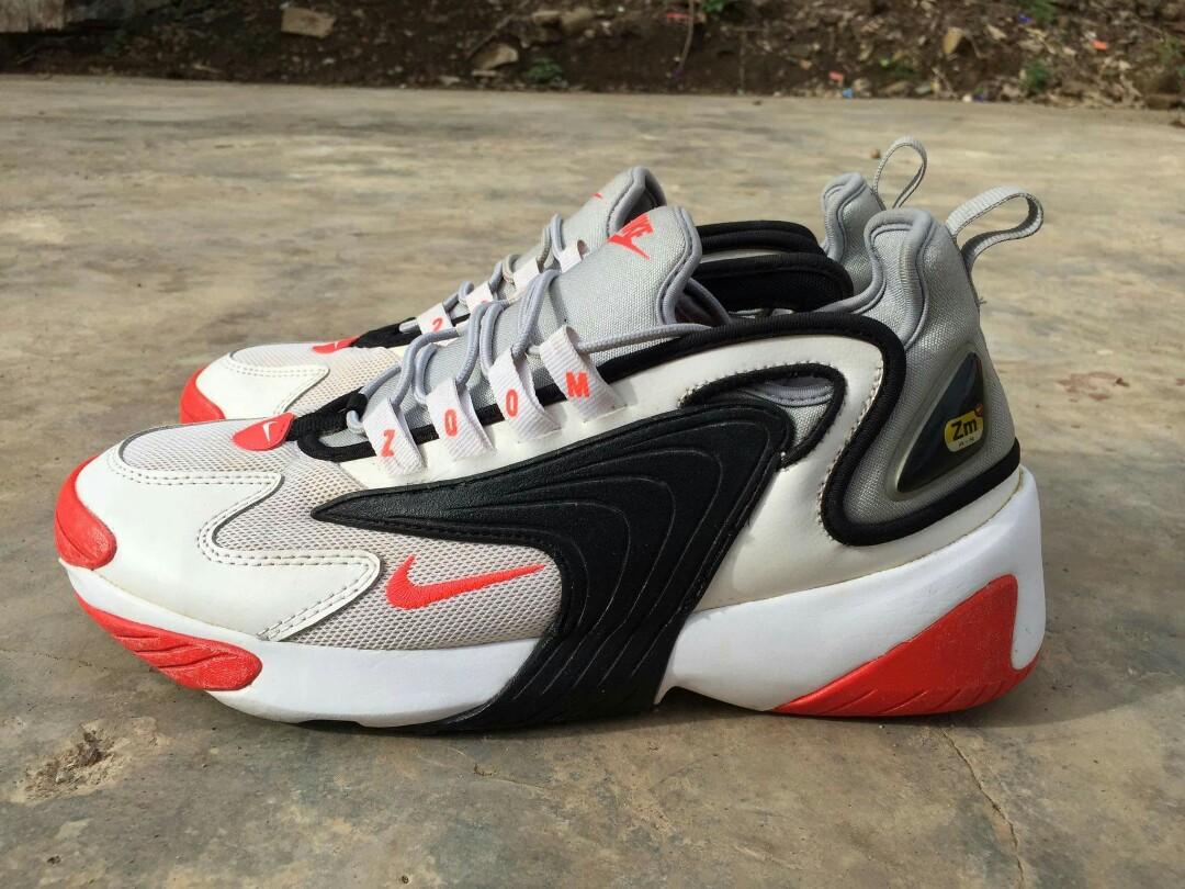 nike zoom 2k men's red and white