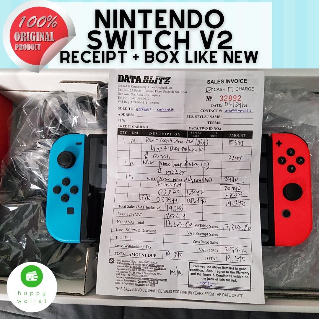 Nintendo switch price shop datablitz