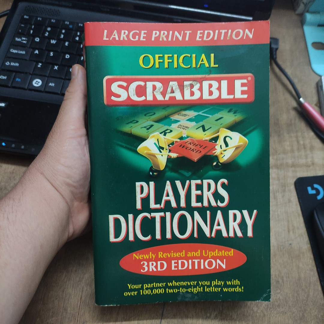 Official Scrabble Players Dictionary 3rd and Large Print Edition
