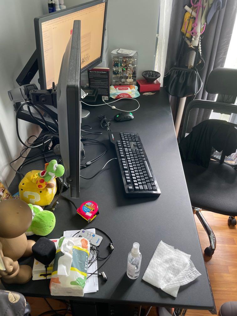 Omnidesk table top 60inch, Furniture & Home Living, Furniture, Tables & Sets on Carousell