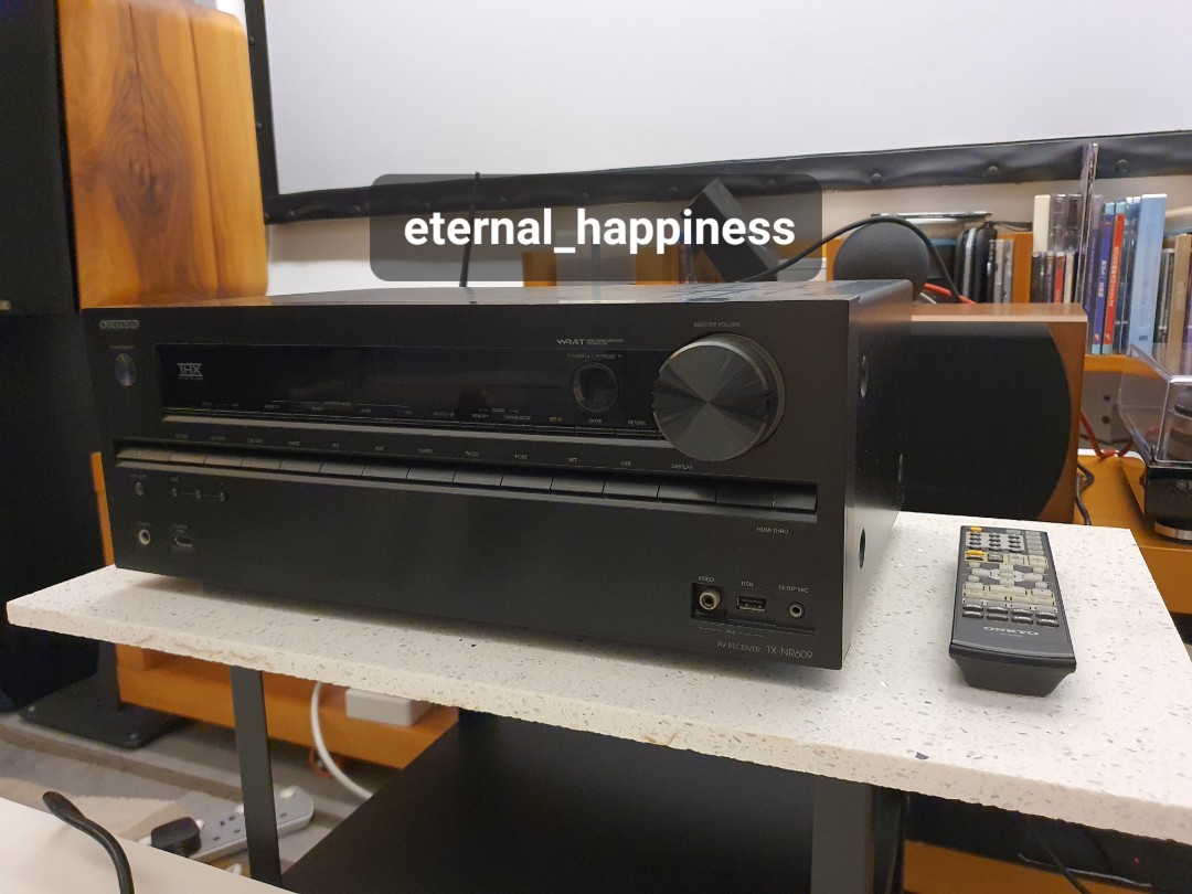 Onkyo TX NR609 7.2 DOBLY AV receiver with remote, Audio, Soundbars, Speakers & Amplifiers on