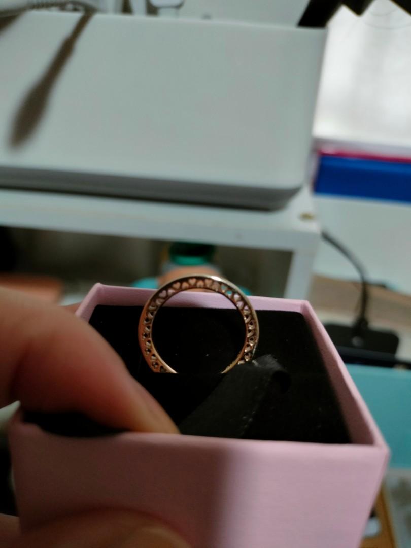Pandora 14k gold (Category: Rings) located in Quezon City. Submitted by bons83 (Listing ID 1148328940, Image 2). Description: authentic Pandora in 14k solid yellow gold size 4.5 last photo for reference only.