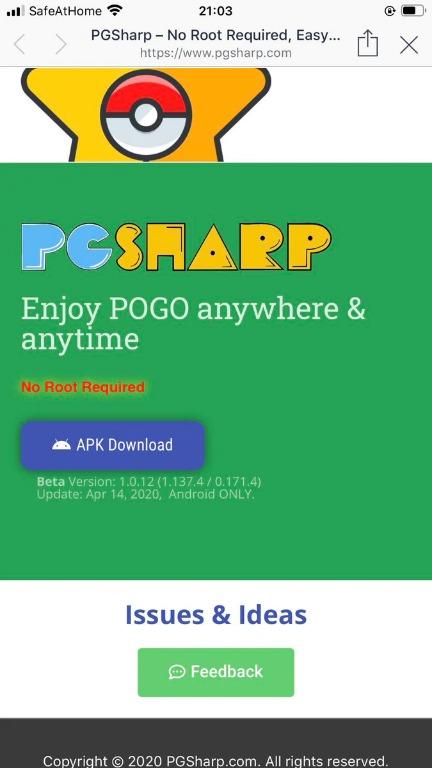 Pgsharp Pokemon Go Spoofing Video Gaming Gaming Accessories In Game Products On Carousell