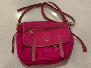 Prada shoulder bag (neon pink)