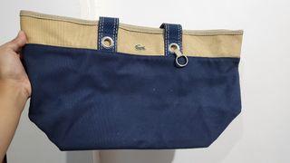 Preloved original blue lacoste bag