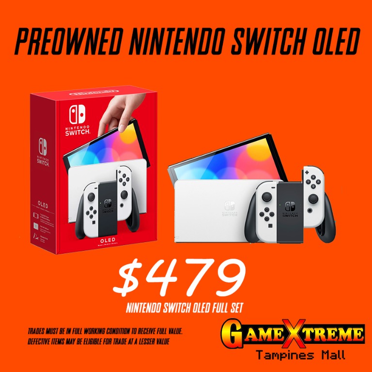 Preowned Nintendo Switch OLED, Video Gaming, Video Game Consoles ...