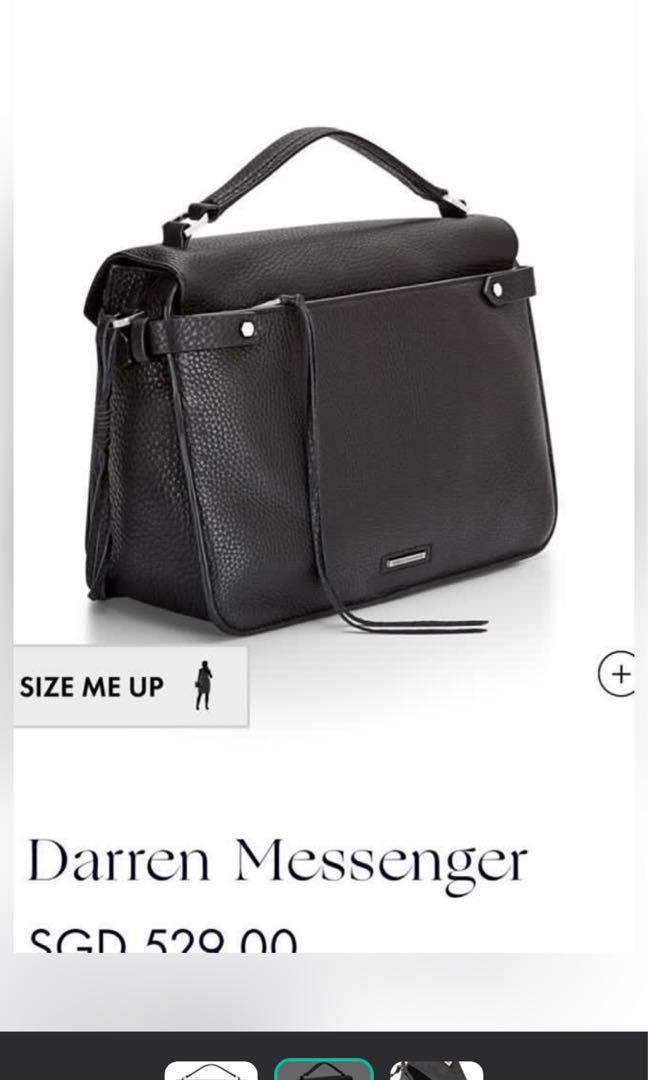 Rebecca minkoff darren messenger bag black sales