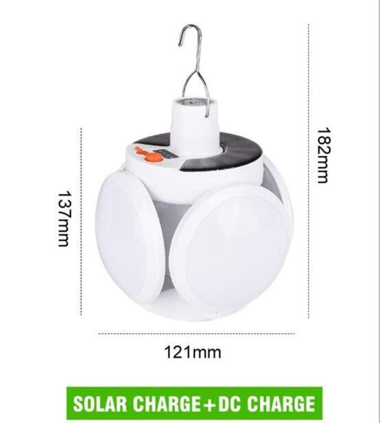 Solar Emergency Waterproof Charging Folding LED Lamp 2029, Furniture & Home Living, Lighting