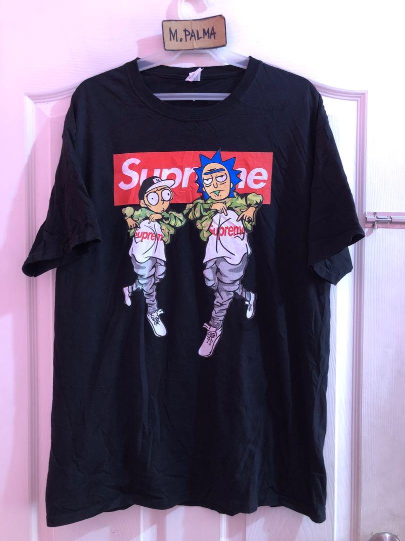 Supreme rick and morty shirt sales