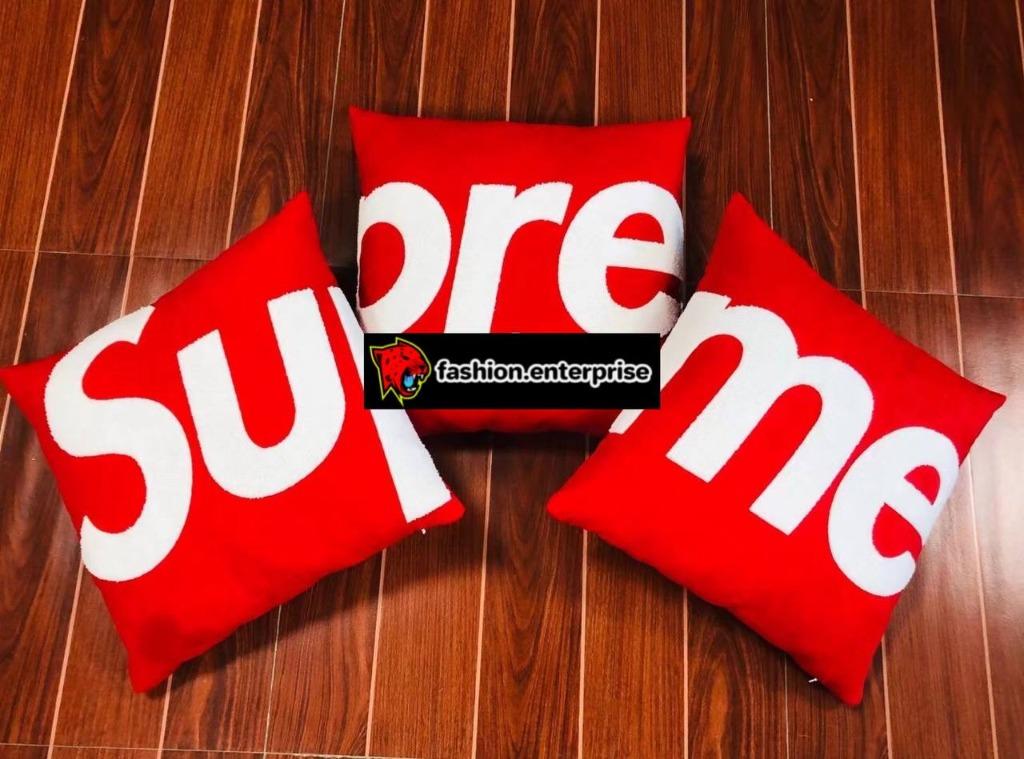 Supreme Jules Pansu Pillows(Set of 3)Red - www.hondaprokevin.com