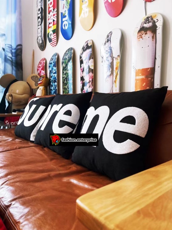 Supreme/Jules Pansu Pillows クッション ブラック シュプリーム 正規 