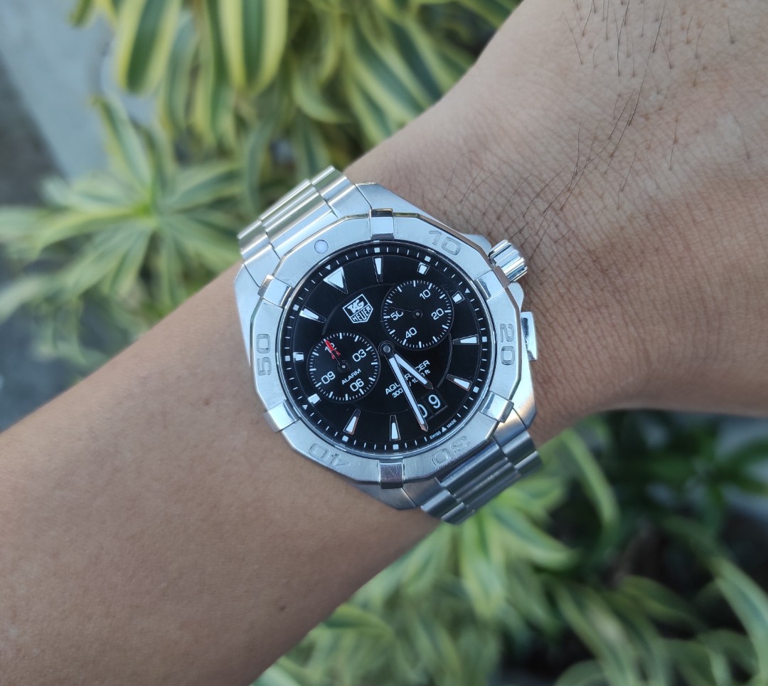 Tag Heuer Aquaracer Alarm Black Dial 